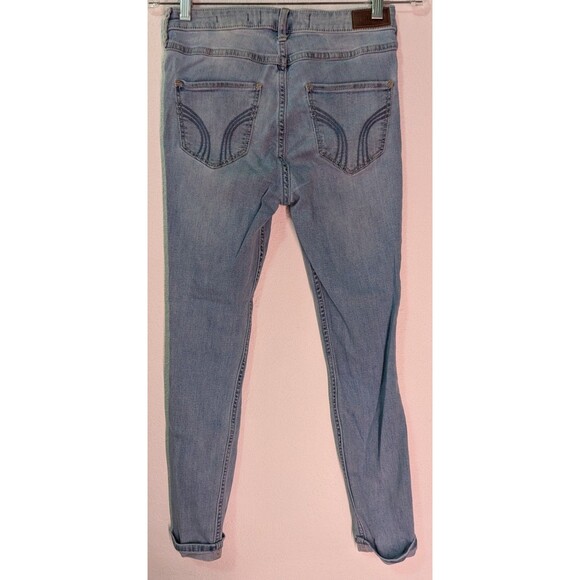Hollister Womens Size 5R (27x24) Denim High Rise Super Skinny Jeans (759m) - Picture 2 of 3